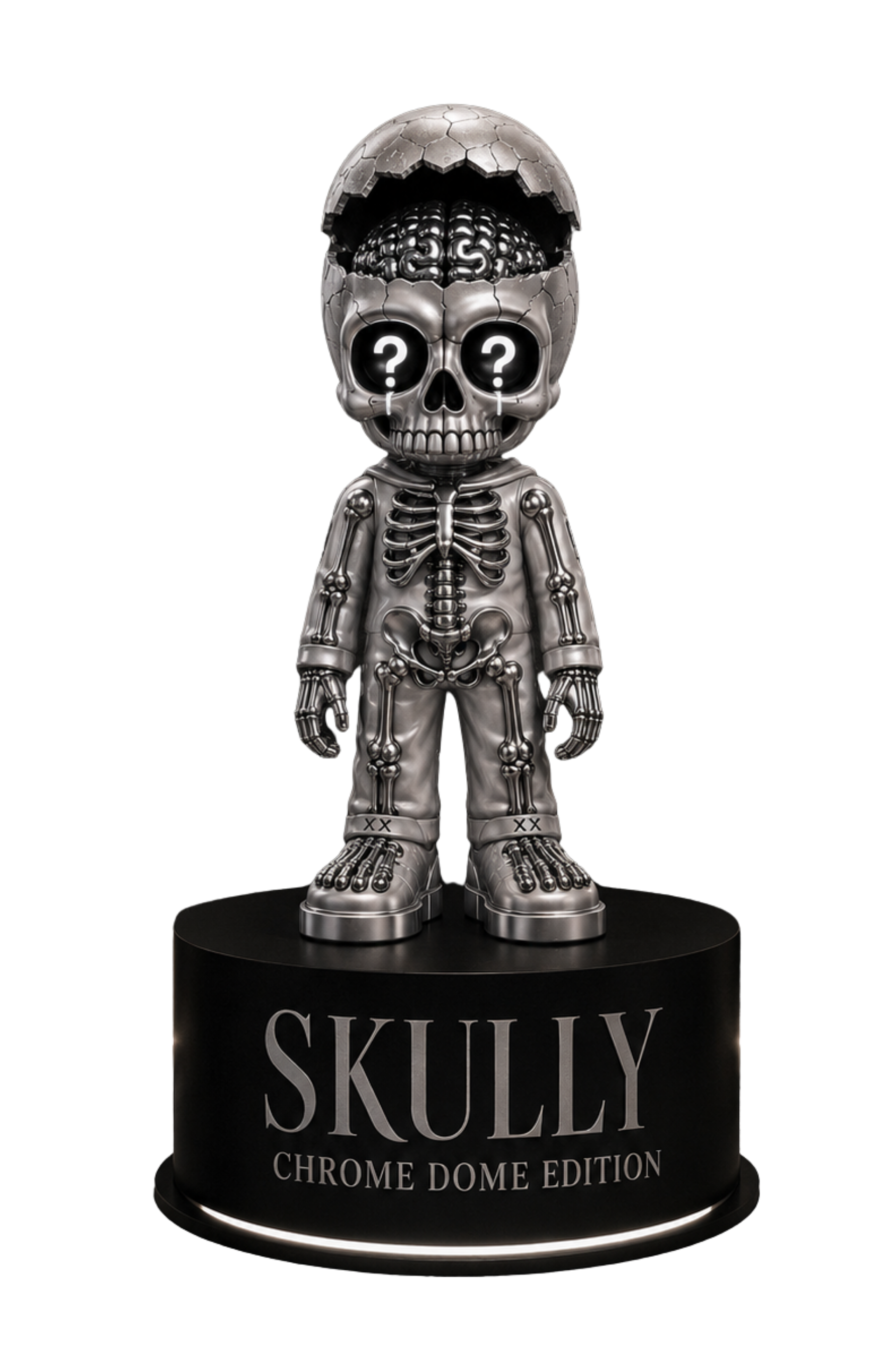 Chrome Dome Figurine