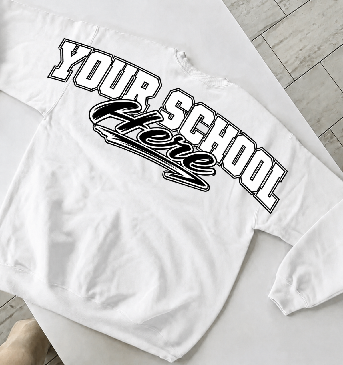 Oversized Back Lettering Tee