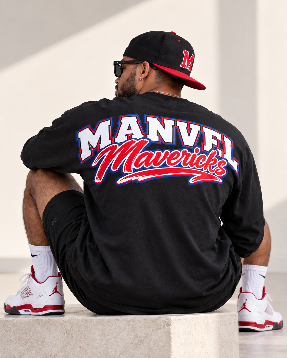 Oversized Back Lettering Tee