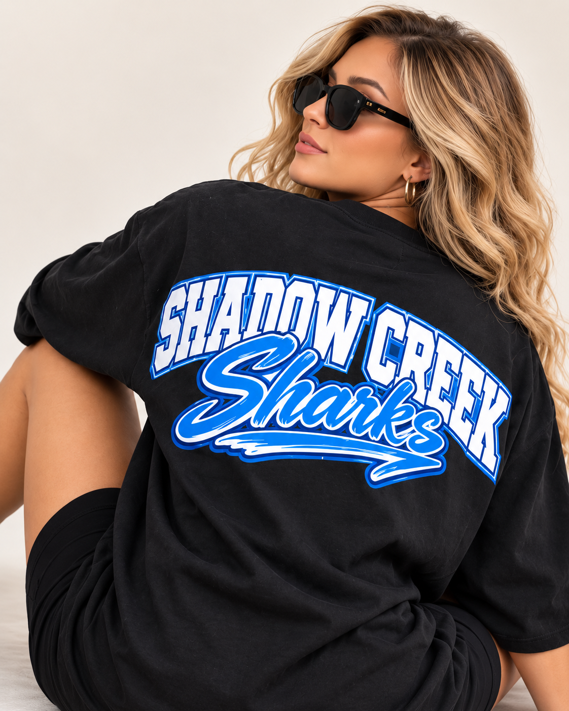 Oversized Back Lettering Tee