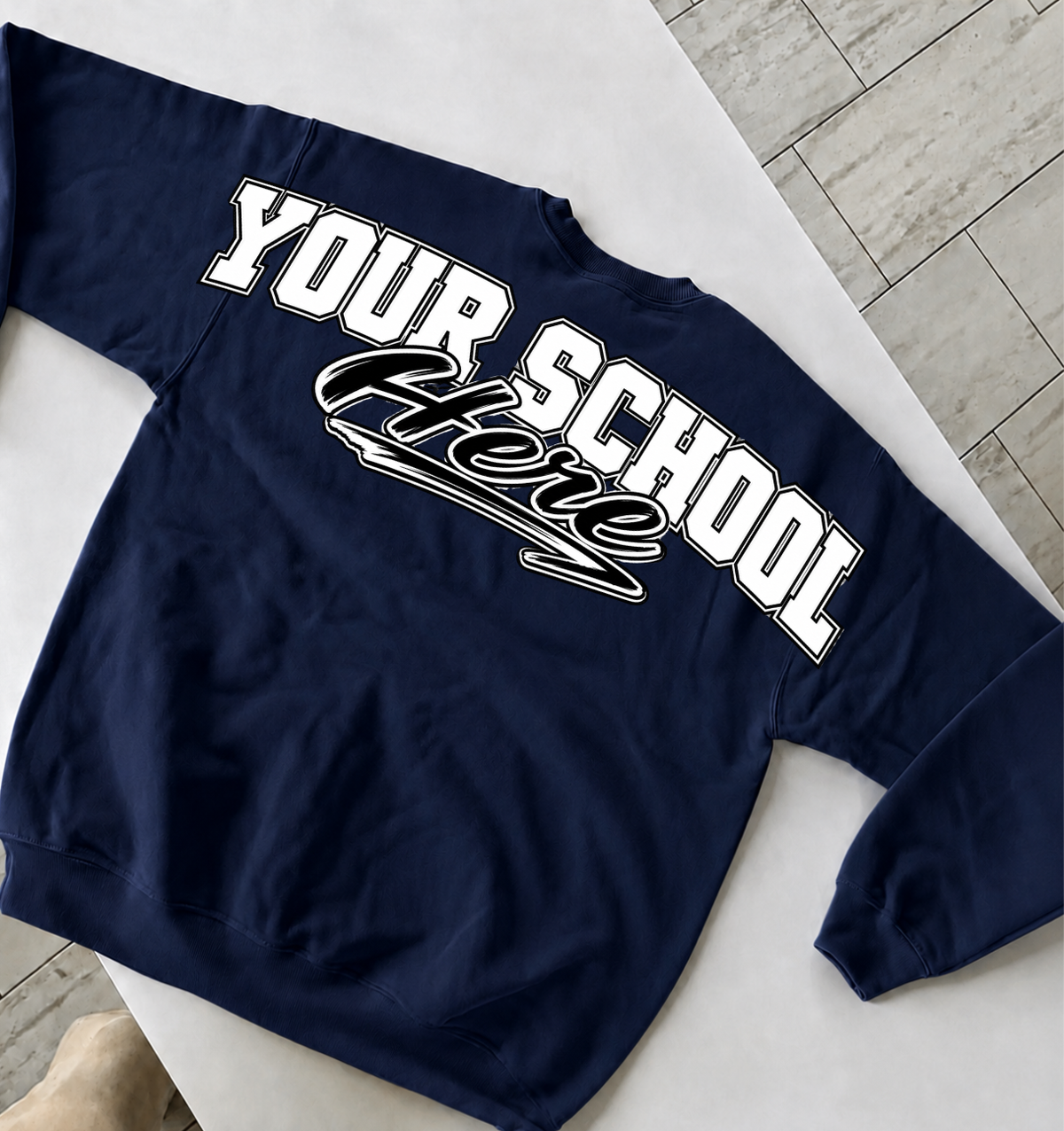 Oversized Back Lettering Tee