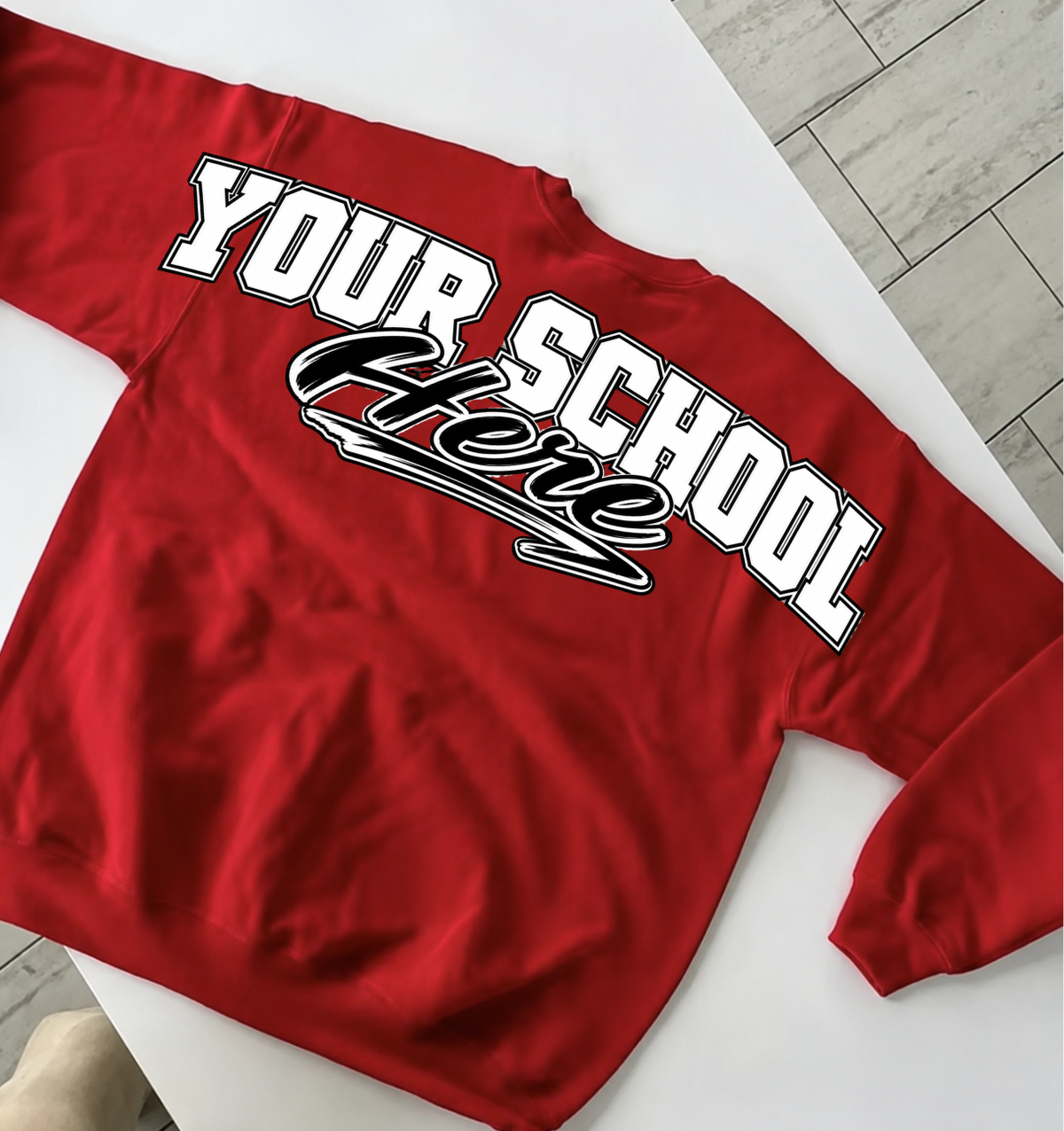 Oversized Back Lettering Tee